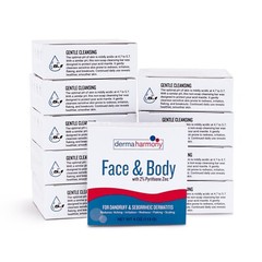 2% Pyrithione Zinc Face & Body Bar (non-soap) – Unscented – 4 oz (10 Bars)