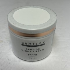 DRMTLGY Peptide Night Cream Renew Hydrating Softening, 2.1 oz Brand New