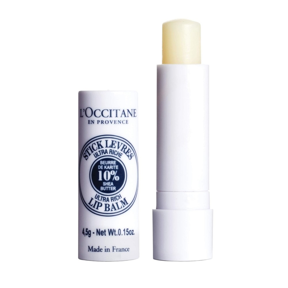 L&rsquo;OCCITANE 10% Organic Shea Butter Ultra Rich 0.1 Ounce (Pack of 1), clear