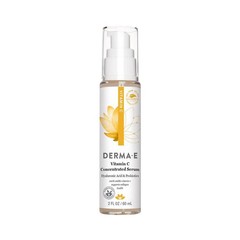DERMA E Vitamin C Concentrated Serum, 2 Oz, with Hyaluronic Acid, Vitamin E & Al