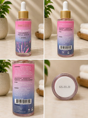 Global Beauty Care Rose Quartz Shimmering Facial Serum Glowing 1.7 fl oz