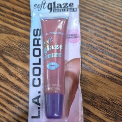 L.A. COLORS Soft Glaze Sheer Lip Balm Sweet Talk Pink Hydrating 0.5 oz