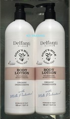 Delfanti Milano Goats Milk Body Lotion Nourishing Moisturizing 33.8 oz