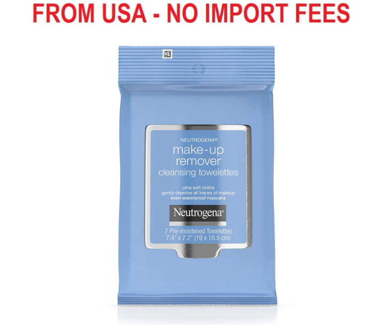 Neutrogena Make-Up Remover Cleansing Towelettes, 7 Count, Packaging May Vary