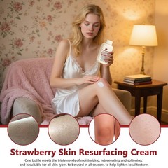 Skin Strawberry Resurfacing Moisturizer Soothing Cream Nourishing Repair Face