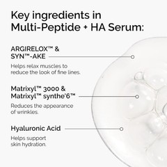 The Ordinary Authentic Multi-Peptide+Hyaluronic Acid Serum 2 Sizes are optional