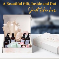 INFUSÉ 17-Piece Spa Gift Box for Women | Includes Eye 17 Pieces, multicolor