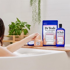 Dr Teal&rsquo;s Pink Himalayan Salt Body Scrub, Restore 16 Ounce (Pack of 3),