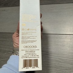 OROGOLD 24k Mousse Cleanser White Gold 100g NIB And Authenticity Card