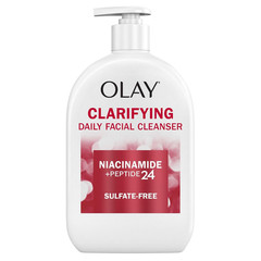 Face Wash, Daily Facial Cleanser with Niacinamide, Peptides & Glycerin – Clarify