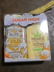 HEMPZ Sugar High Vanilla Frost & Sweet Pineapple Honey Melon Moisturizer 2.25 oz