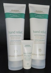 Aveda Hand Relief SET of 2 – 8.5 oz + 1 travel size Hand Relief -0.85 oz.