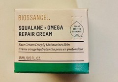 BIOSSANCE Squalane + Omega Repair Cream Travel Size .50 oz/ 15 ml Travel Size