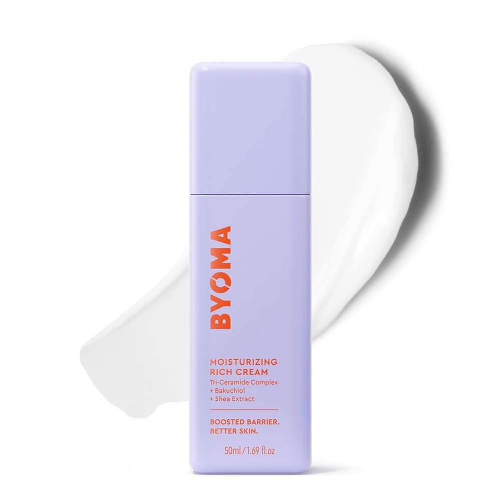 BYOMA Moisturizing Rich Cream – Barrier Repair Cream Face Lotion with Bakuchiol