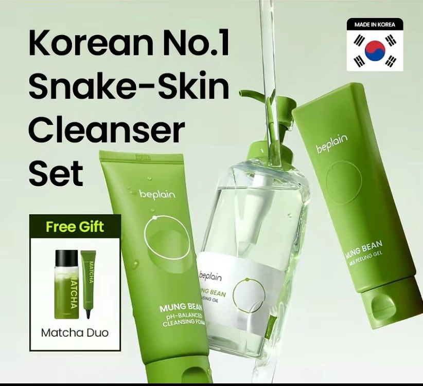 Mung Bean PORE Triple Cleansing 3PC Set