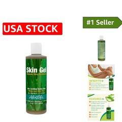 Aloe Vera Skin Gel with Vitamins C, A, & E – 8 Oz Anti-Inflammatory Treatment