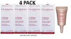 4 PACK – Clarins V Shaping Facial Lift V Face Contouring Serum 12ML TOTAL!