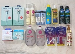 Skin Care Lot: Razors, Sunscreen, Lotion & More – Athena Gillette EOS $150+ NEW