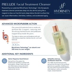 PRELUDE Facial Treatment Cleanser-cleanse away makeup, excess oils,impurities.