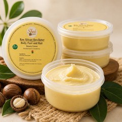 8 oz. Organic African Shea Butter Yellow Raw From GHANA Natural UNREFINED Pure