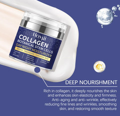 Collagen Botanical Stem Cells Face Moisturizer Anti-Aging Cream for skin (1.8OZ)