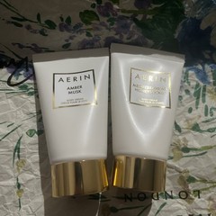 x2 Aerin Amber Musk And Mediterranean Honeysuckle Body Cream