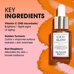 Sunday Riley C.E.O. Glow Vitamin C & Turmeric 0.5 Fl Oz (Pack of 1), No Color
