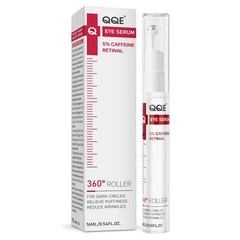 Retinol & Caffeine Eye Serum -360° Massage Roller for Puffiness,Eyebag Remove…