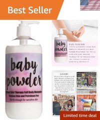Hydrating 24 Hour Skin Therapy Lotion for Dry Skin – Baby Powder Scent 16 Oz