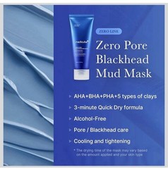 medicube Zero Pore Blackhead Mud Mask Alcohol-Free Brush Included 3.52oz