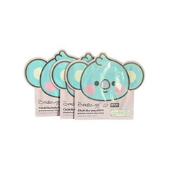 The Crème Shop CALM Like Baby KOYA Printed Essence Sheet Mask – set of 3
