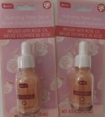B.PURE Hydrating Primer Serum Infused With Rose Oil. 15ml. Pack Of Two.