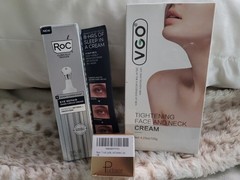 Skincare Power Bundle | RoC Retinol Eye Cream, VGO Firming & Pudaier Lip