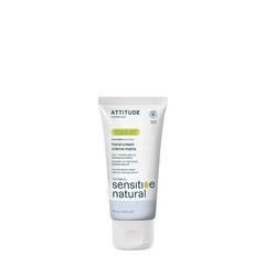 ATTITUDE Hand Cream Sensitive Skin with Oat Dermatologically Tested White 2.5oz