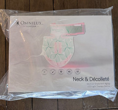 Omnilux Contour Neck & Decollete Lines Wrinkles Red Light Therapy Device