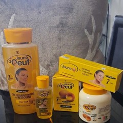 Jaune d&rsquo;Oeuf Egg Yolk Clarifying Face Set: Cream, Soap, Gel de Bain & Egg Roll