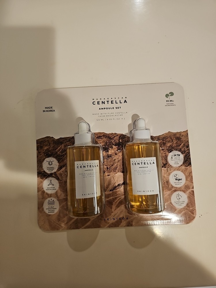 SKIN1004 Madagascar Centella Ampoule Set – 4.05 fl oz (Pack of 2) 2027/04