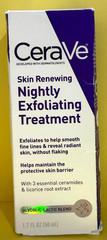 CeraVe Skin Renewing Nightly Exfoliating Treatment Serum 1.7 oz Damaged Box