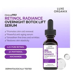 Luxe Organix Clinical Pro Retinol Radiance Overnight Lift Serum, 30ml