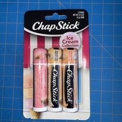Chapstick Lip Balm Ice Cream Collection Strawberry Vanilla Orange Pack Of 3