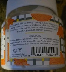 Beekman 1802 Honeyed Grapefruit Goat Milk Whipped Body Cream 8 fl oz