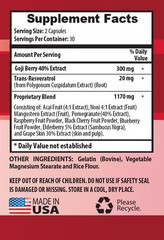 natural antioxidant complex – GOJI BERRY 40% EXTRACT liver cleanse and detox 1B