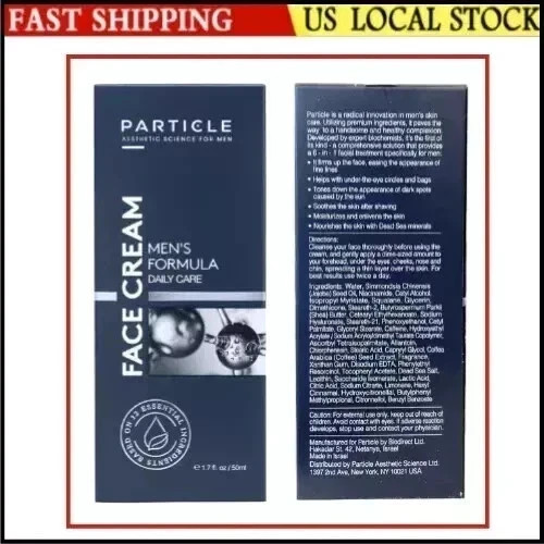 Particle Face Cream For Men 6 In 1 Anti Aging Cream Fights Eye Bags Dark Spots
