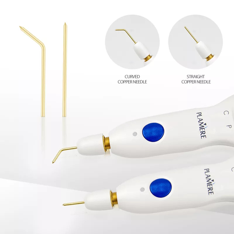5 Pcs Fibroblast Plasma Pen Fading Spot Removal Tool Accessories Straight/Curved