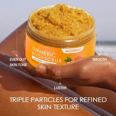 Turmeric Body Scrub Vitamin C Exfoliating Body Scrub With Collagen And Coconu…
