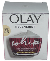 OLAY REGENERIST WHIP HYDRATING MOISTURIZER ANTI-AGING RESULTS , SPF 25