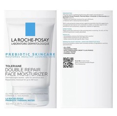 LA ROCHE-POSAY Toleriane Face Moisturizer, Ceramide & Niacinamide, 3.38oz
