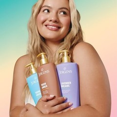 Jergens Shea Fusion Warm Amber Body Lotion, Moisturizer with Shea Butter & Vitam