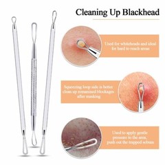 Pimple Popper Tool Kit, Popping Zit for Nose Face Skin Blemish Extractor Tool