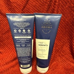 Bath & Body Works Aromatherapy Mimosa & Spearmint Hydrating Body Cream 8 oz X2